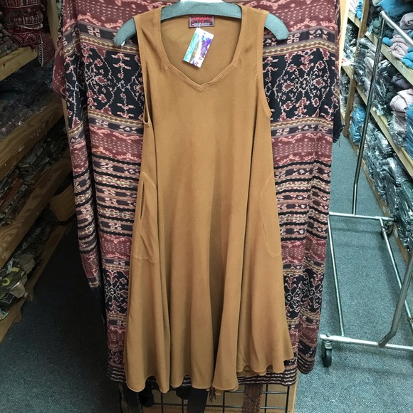 TIENDA HO ZOHRA DRESS TOBACCO - Picture 1 of 1